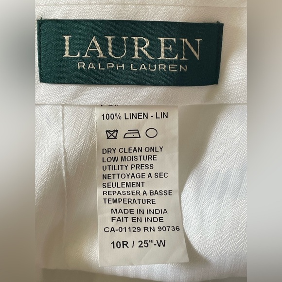 NWT Lauren. Ralph Lauren linen pants - Picture 4 of 10